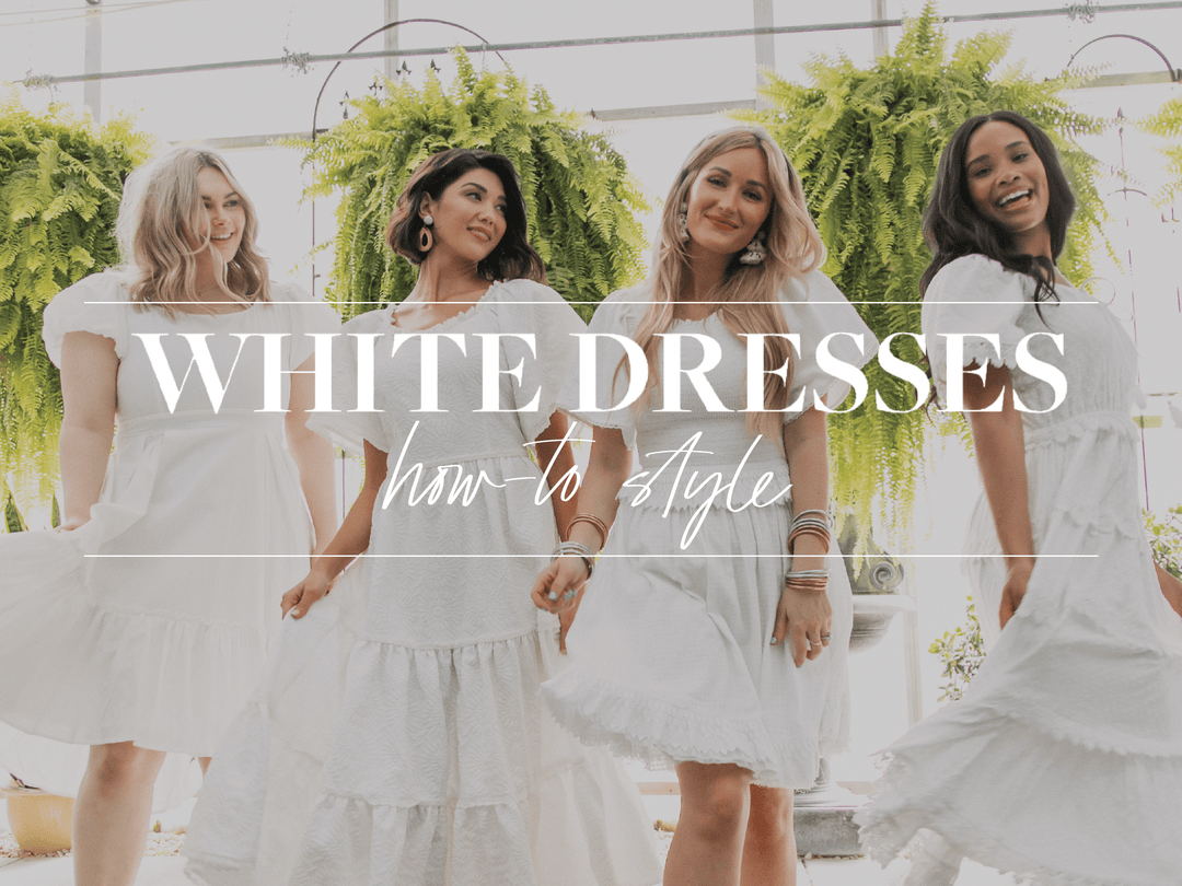 White Dresses - How to style - Ivy City Co