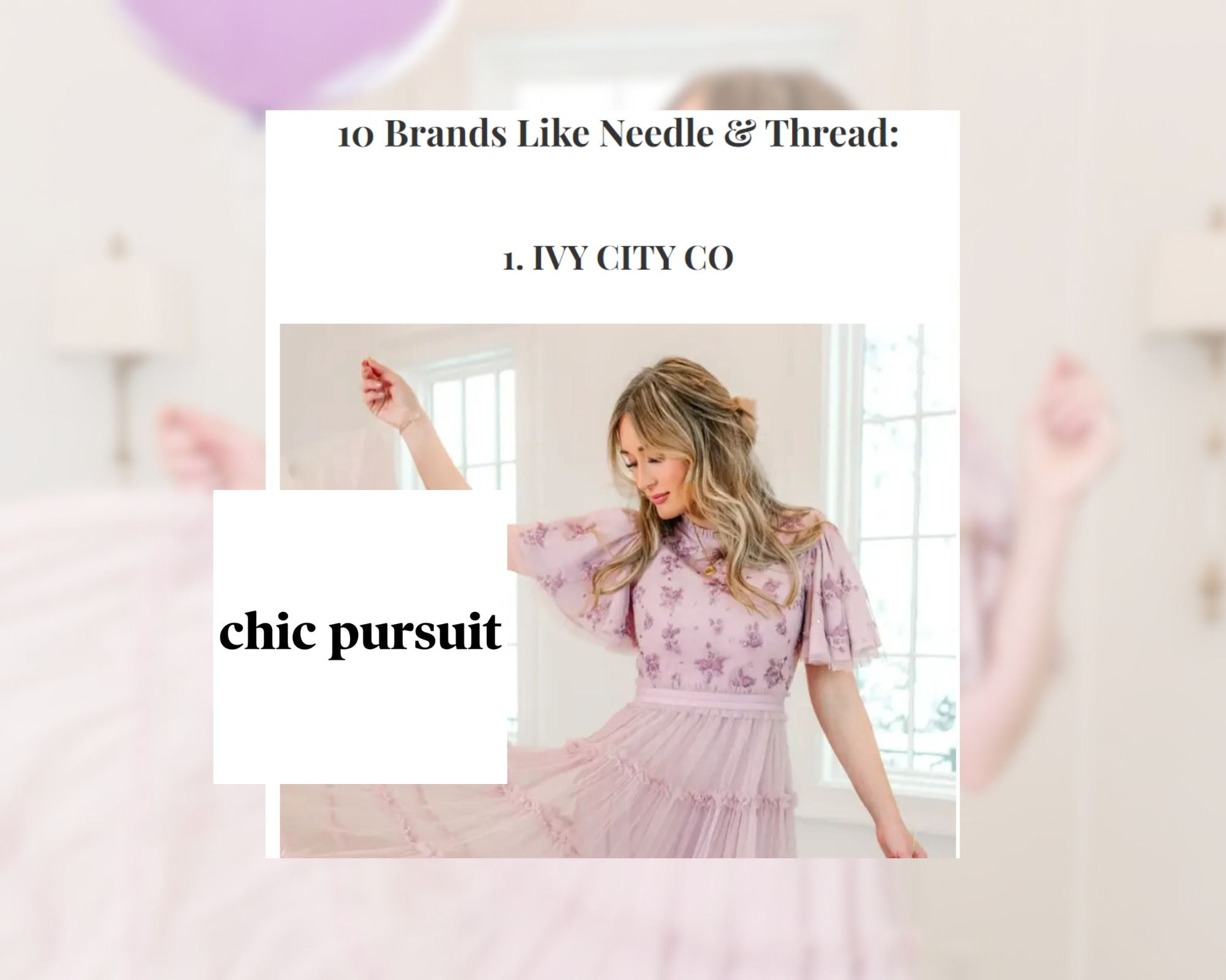 10 Brands like Needle & Thread For The Party Season – Ivy City Co