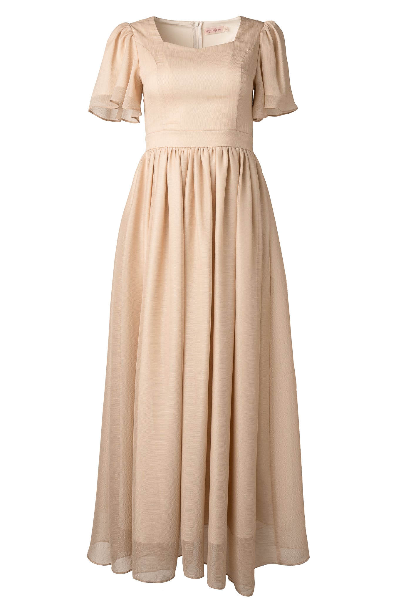 Abbie Dress in Champagne - Bridesmaid Dress 28W Abbie Dress in Champagne - Bridesmaid Dress 28W