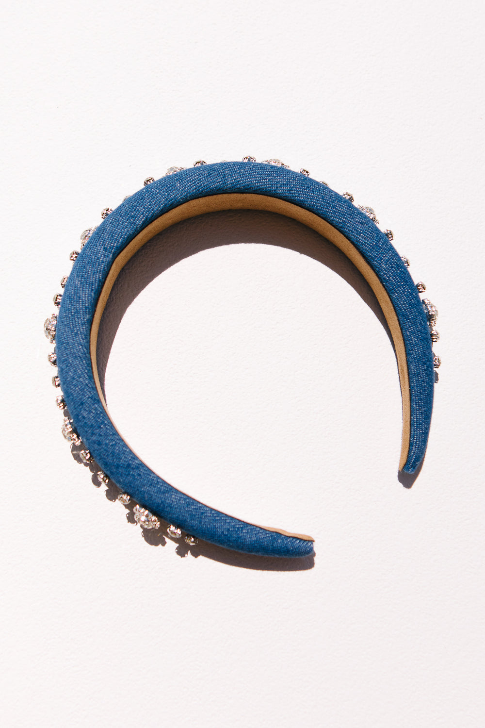 Denim Embellished Headband - FINAL SALE