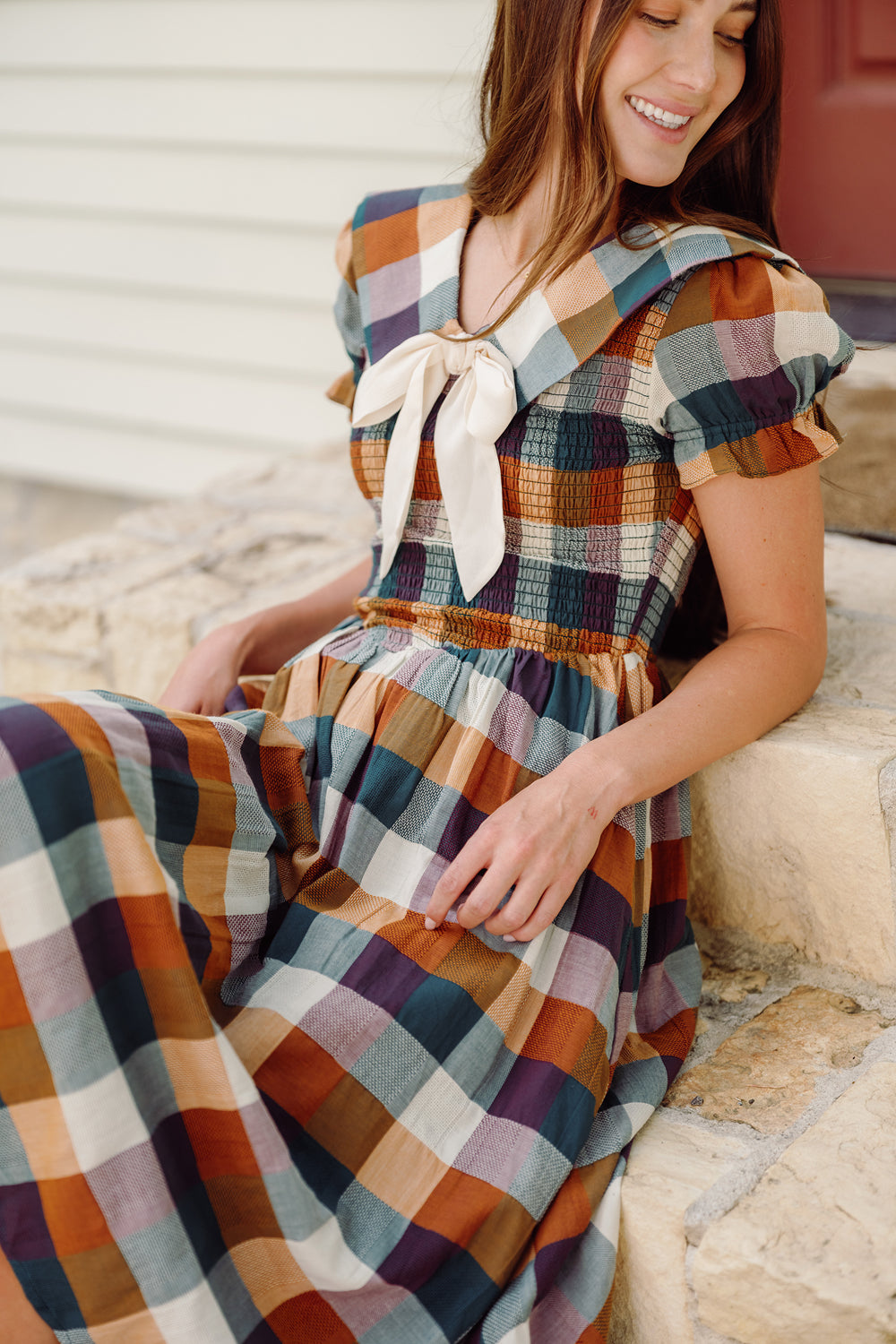 Alice Dress in Maize Gingham – Ivy City Co