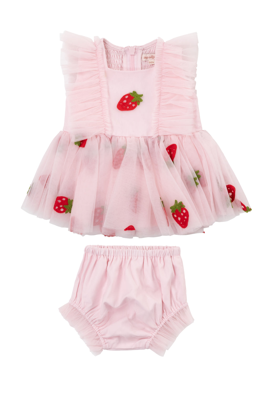 Baby Fairy Garden Dress Set in Strawberry Shortcake