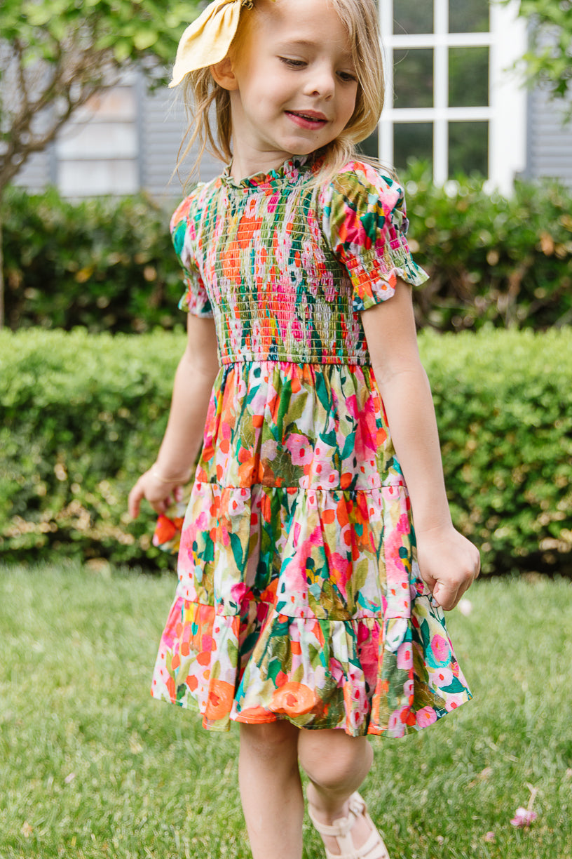 Multicolor floral dress hotsell