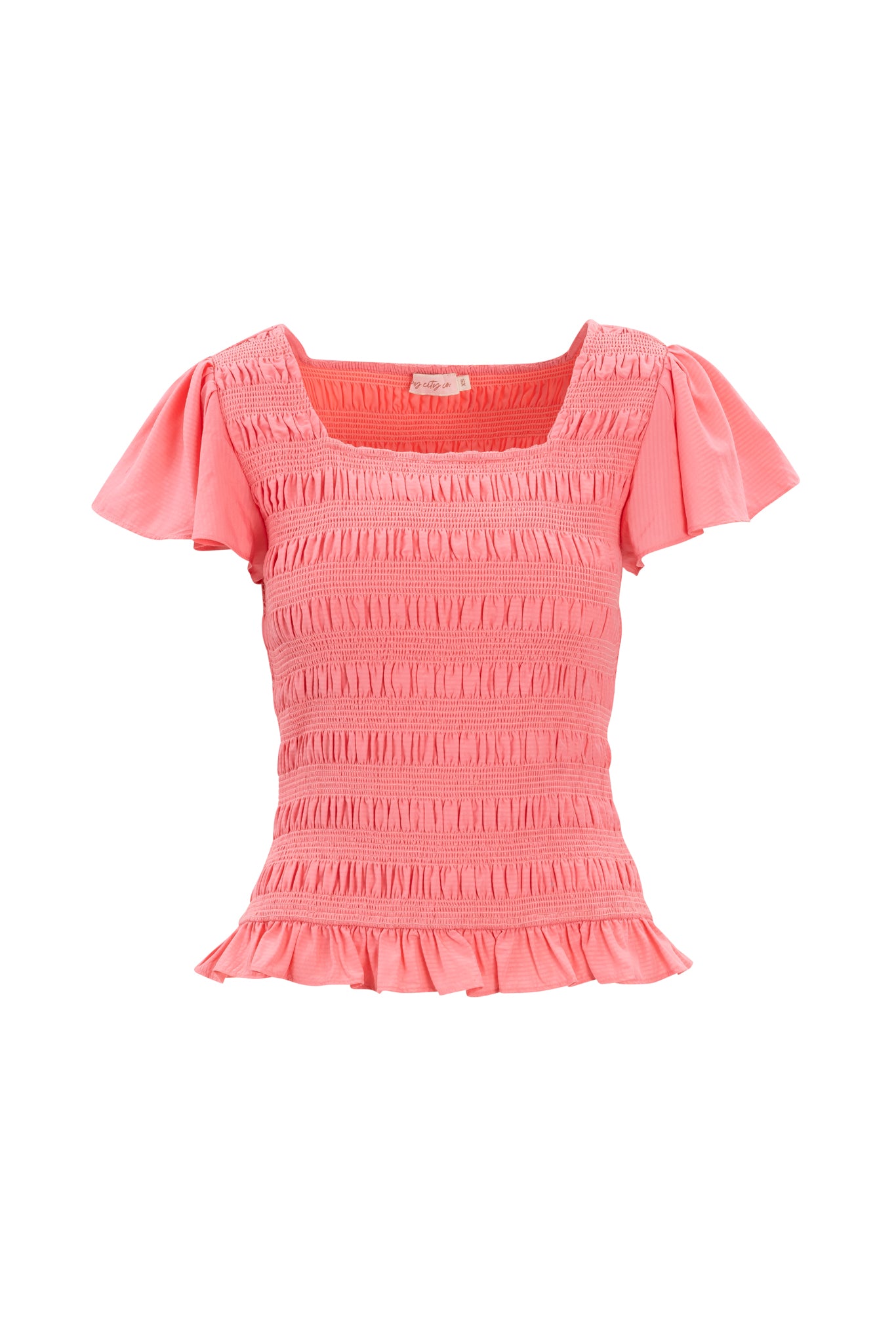 SONIA JOHNES フリル付きピンクトップス SONIA JOHNES フリル付きピンクトップス Sonia Johnes