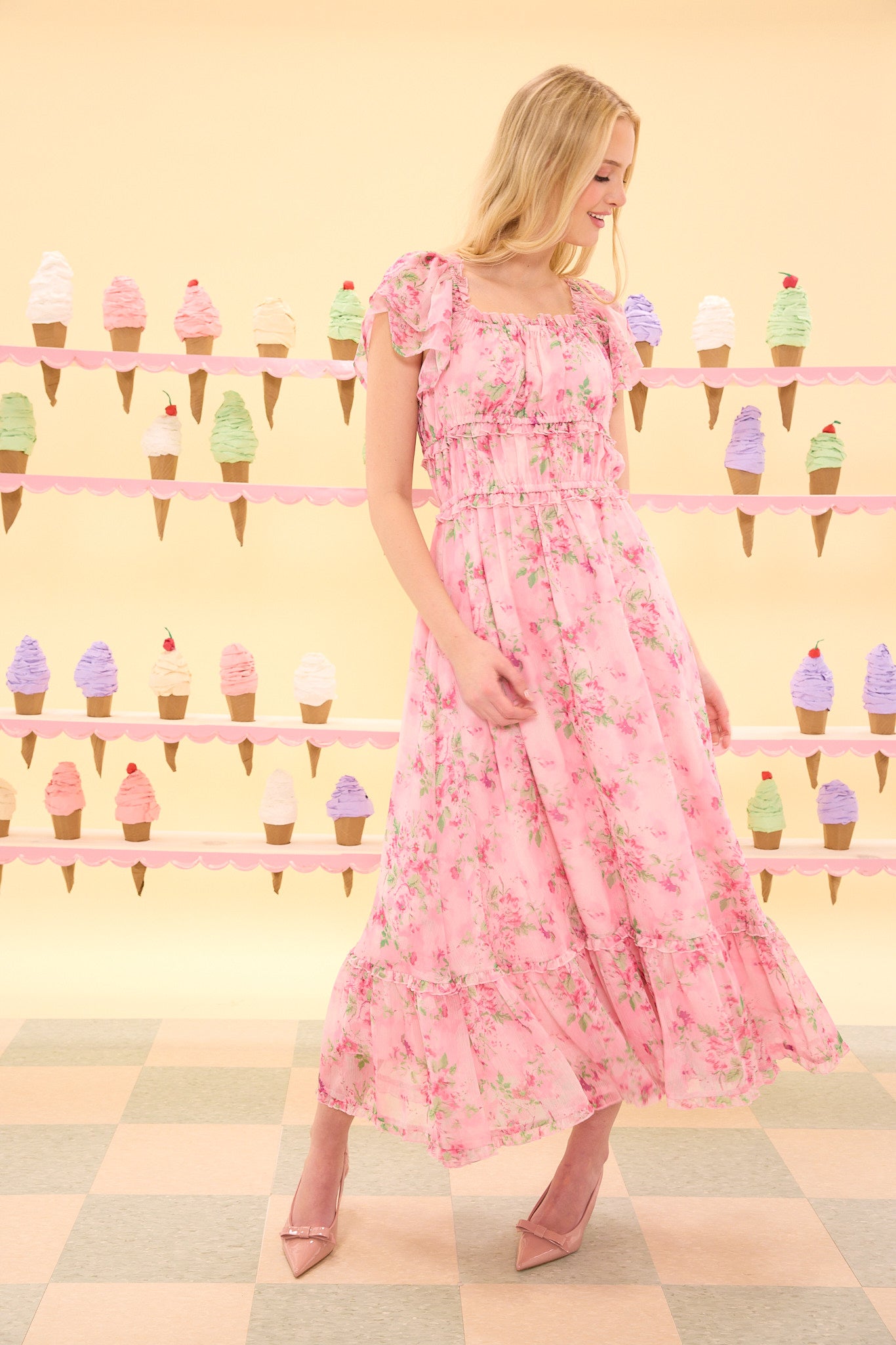 Juliana Dress in Rose Trance Ivy City Co Juliana Dress in Rose Trance Ivy City Co