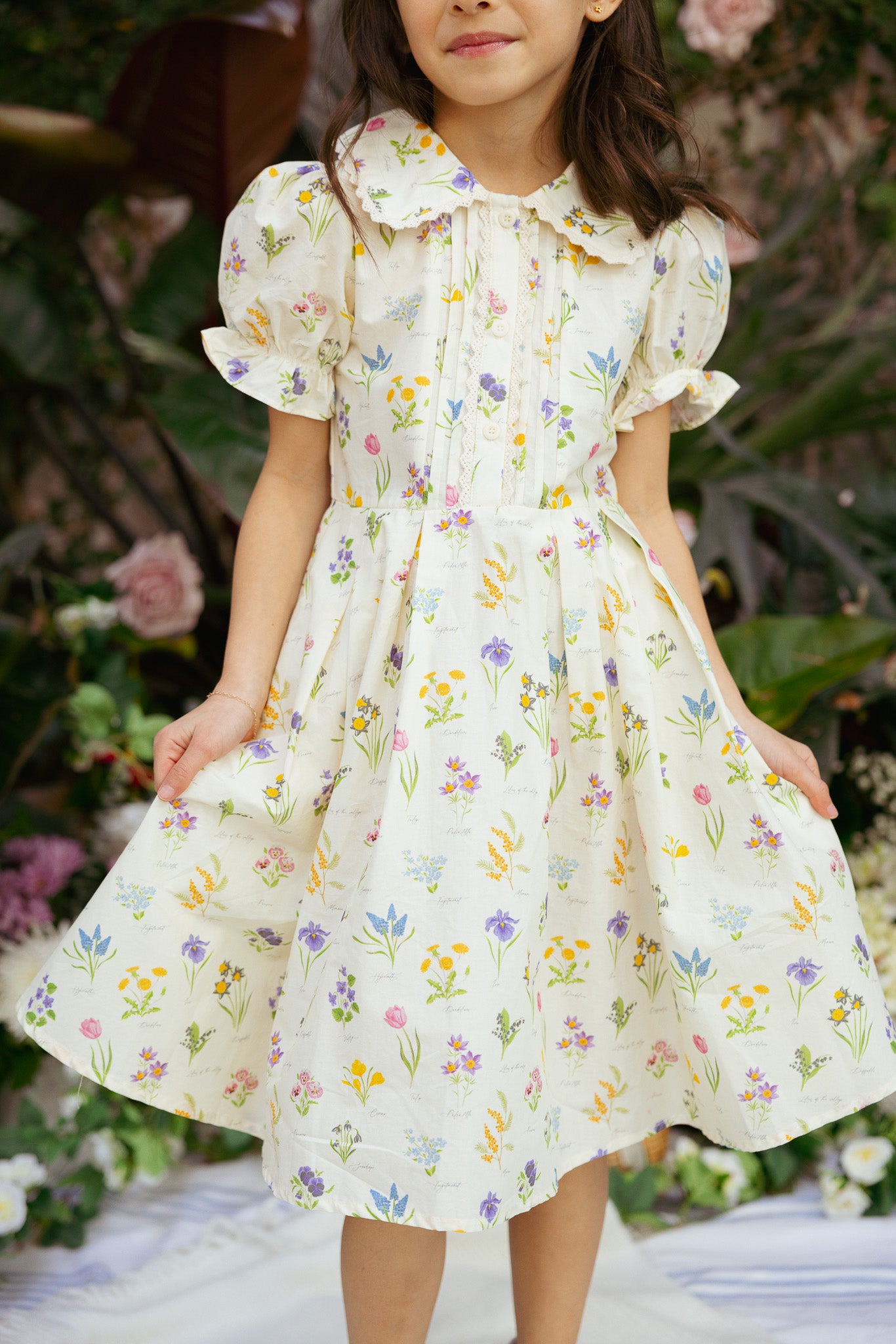 Mini Sophia Dress in Garden Flowers – Ivy City Co