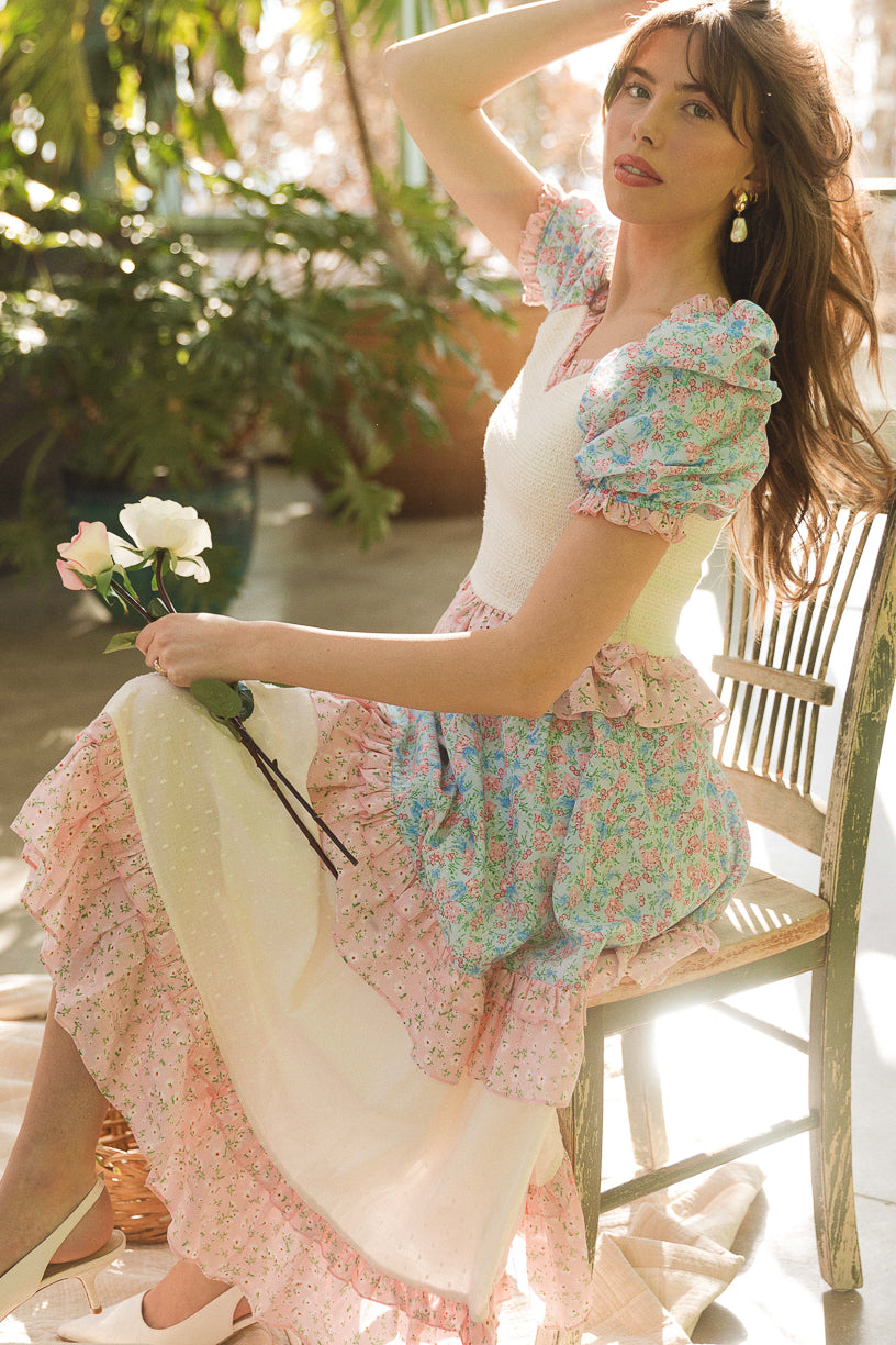 Melanie Dress in Floral - FINAL SALE