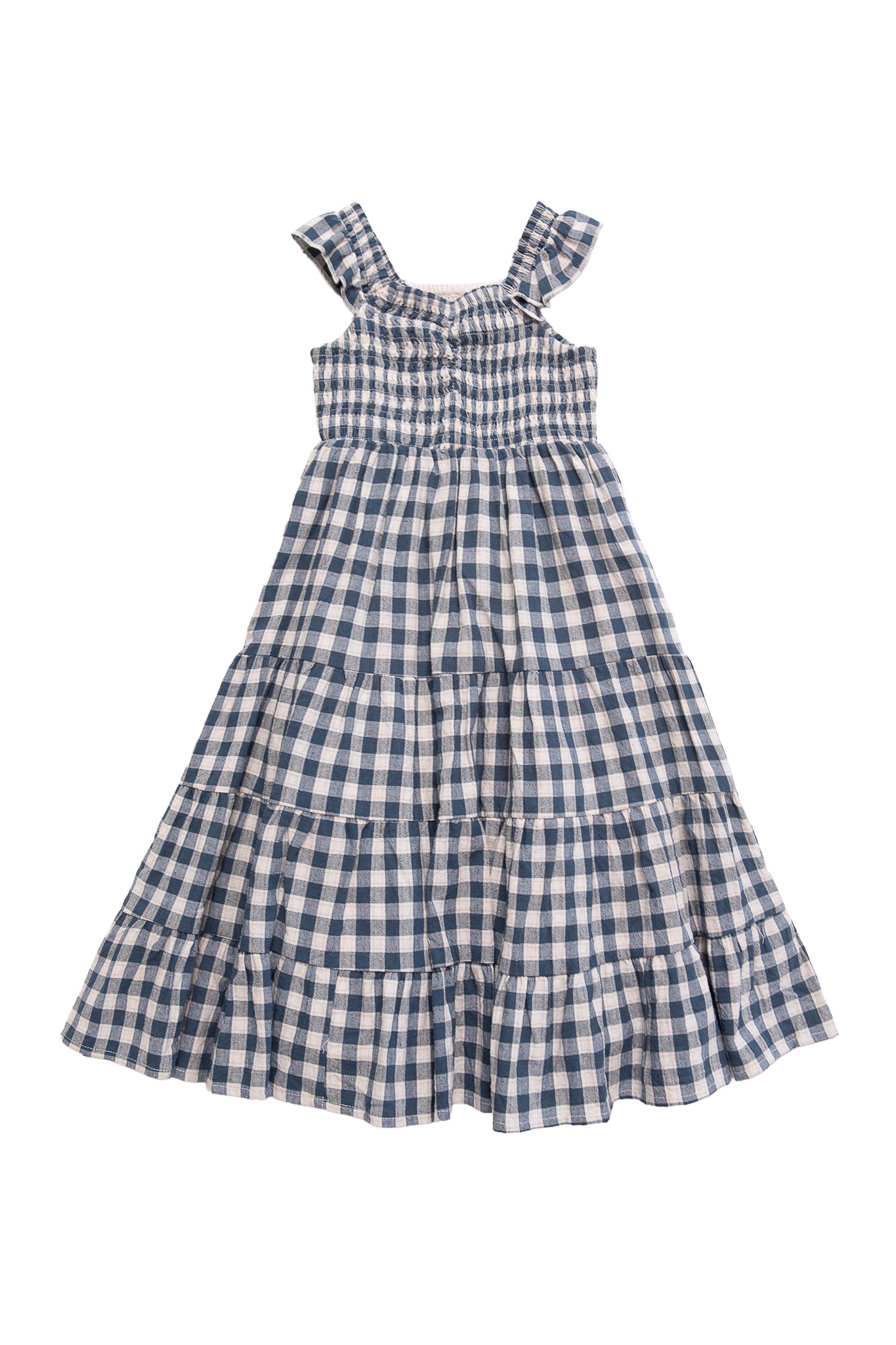 Mini Hailey Dress in Indigo Gingham 6/7 Mini Hailey Dress in Indigo Gingham 6/7
