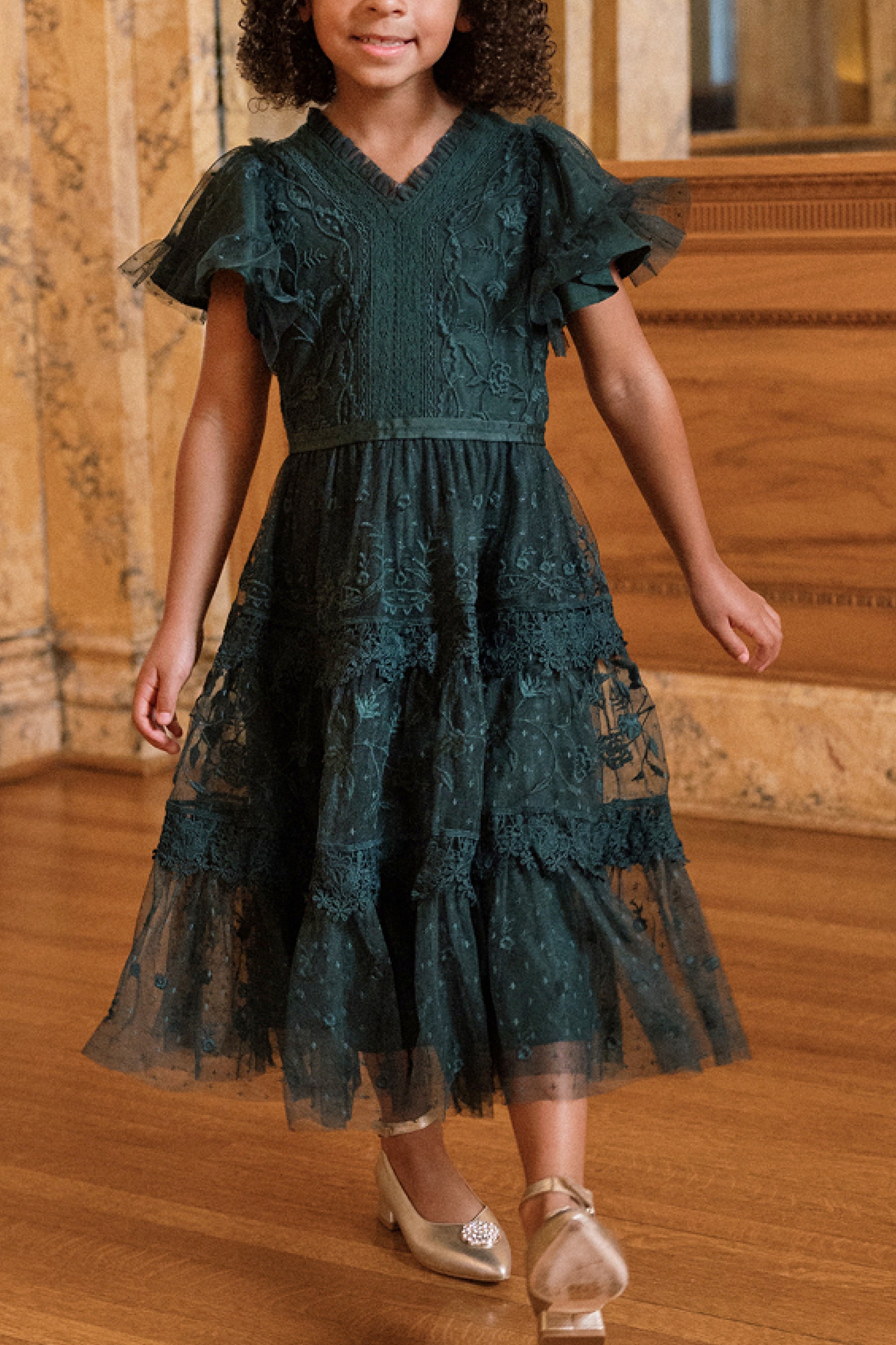 Mini Jules Dress in Emerald | Ivy City Co