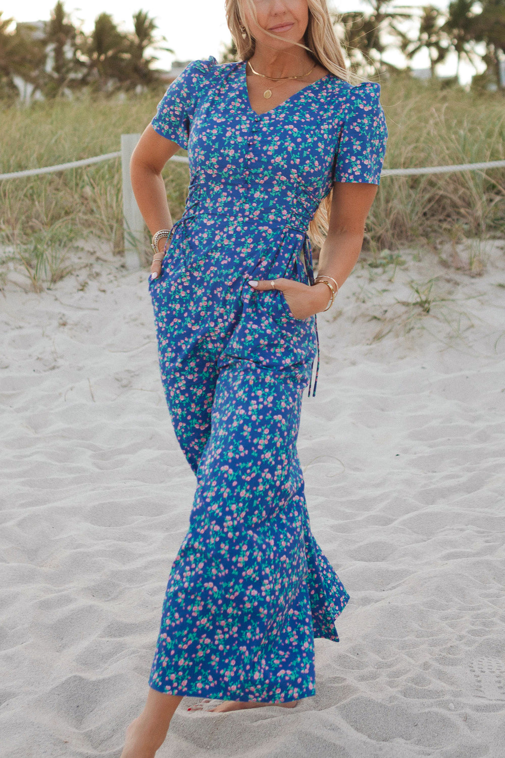 Allie Jumpsuit in Royal Blue - FINAL SALE