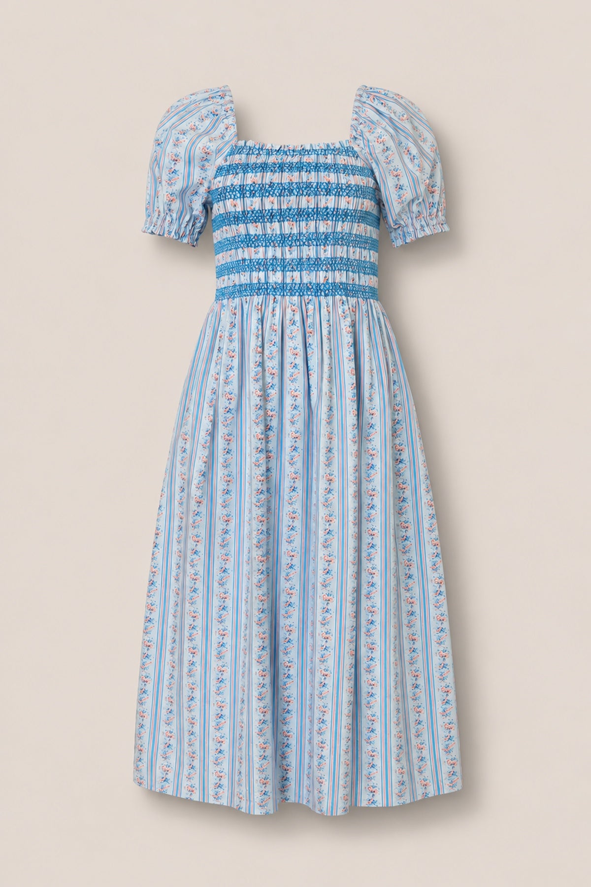 Sunday Best Dress in Rosette Linear Stripe – Ivy City Co Sunday Best Dress in Rosette Linear Stripe – Ivy City Co