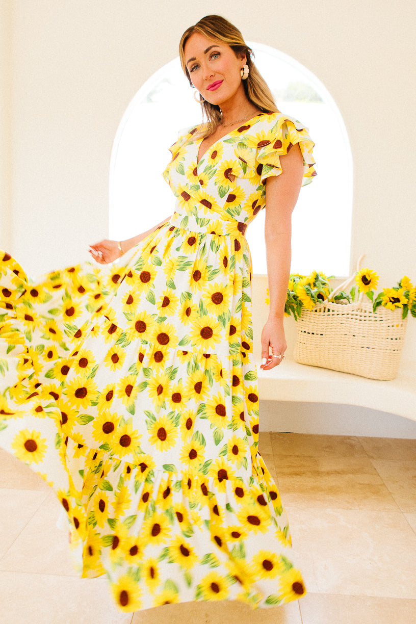 Trixie Dress in Sunflower FINAL SALE