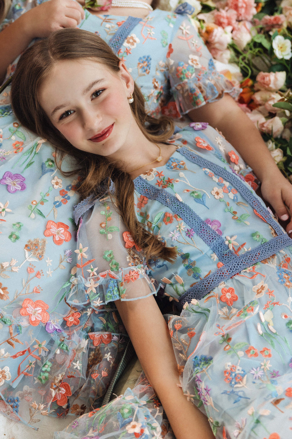 Mini Jayne Dress in Blue Belle - FINAL SALE