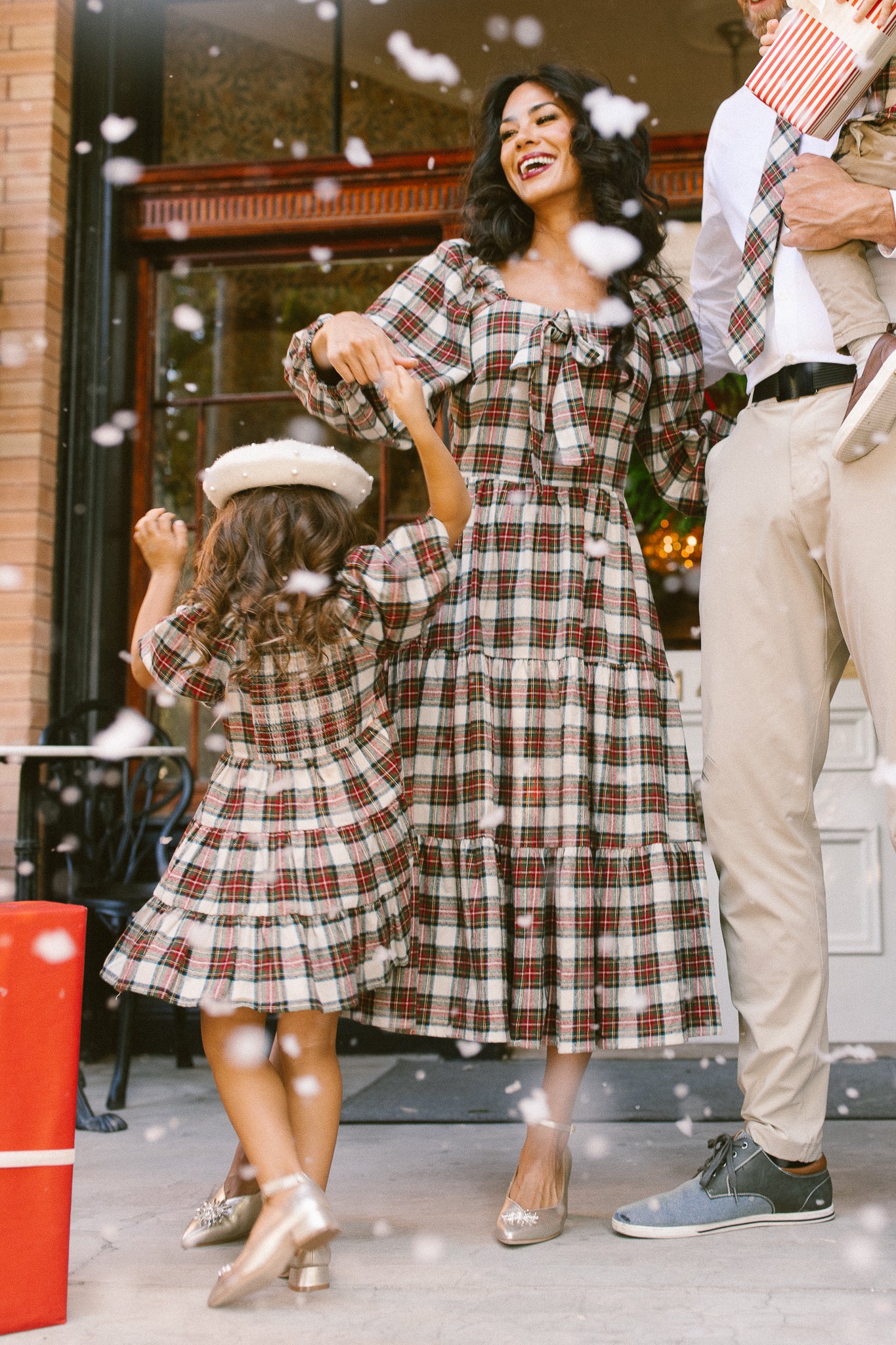 Merry Dress in Holiday Plaid - Main Image