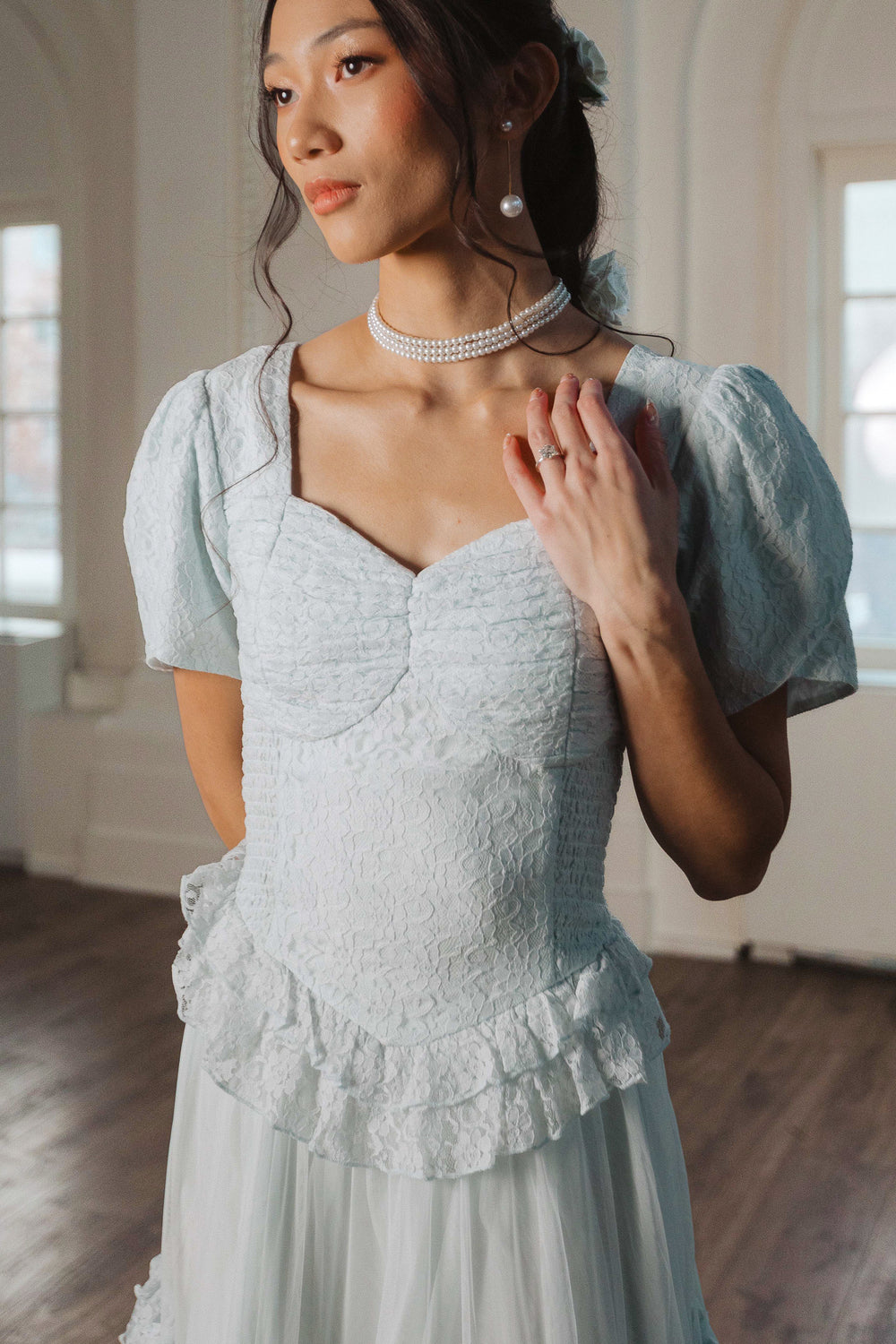 Raya Dress in Powder Blue - FINAL SALE