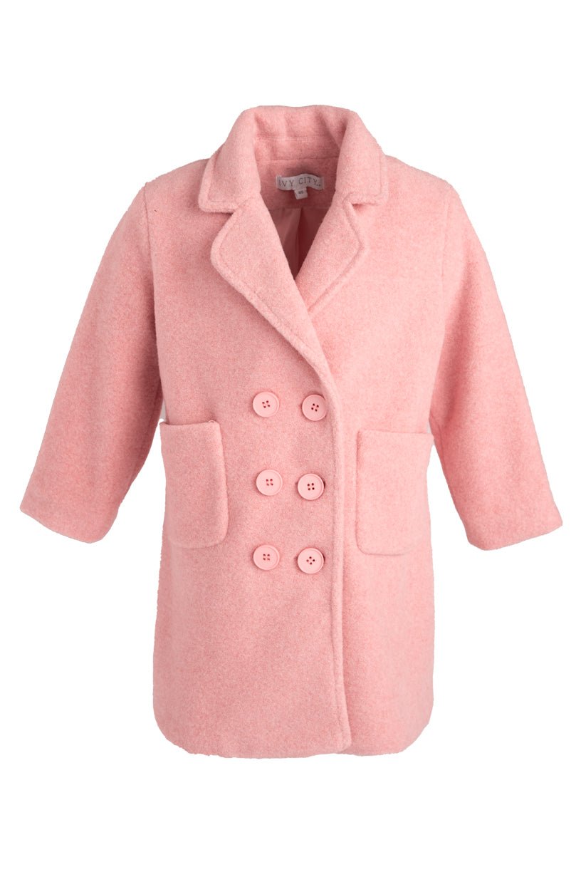 Mini Polly Coat in Pink-Mini