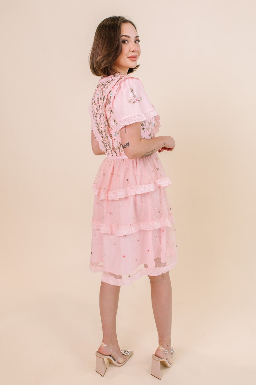 Ingrid Embroidered Dress-Adult