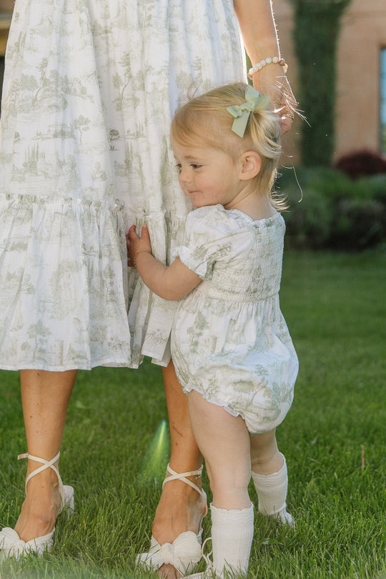 Baby Valencia Romper in Sage