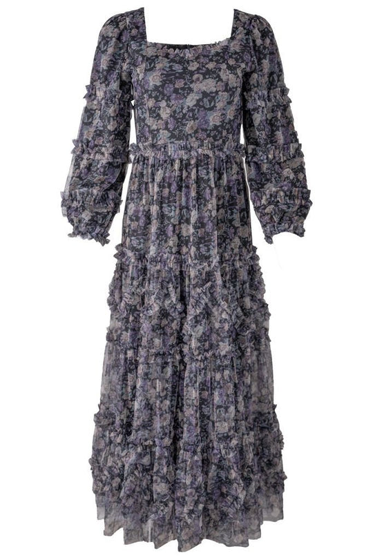 Catherine Dress in Dark Floral