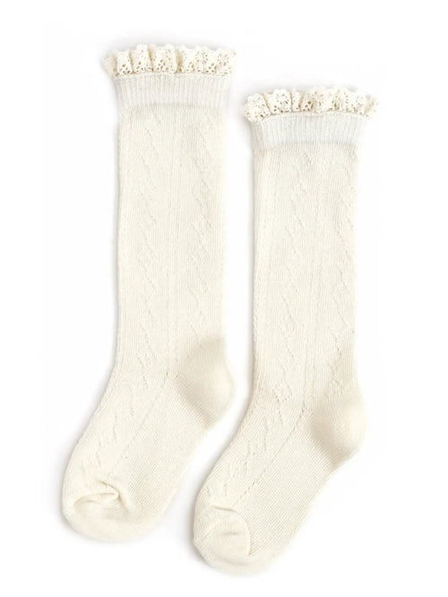 Ivory cable hotsell knit tights baby