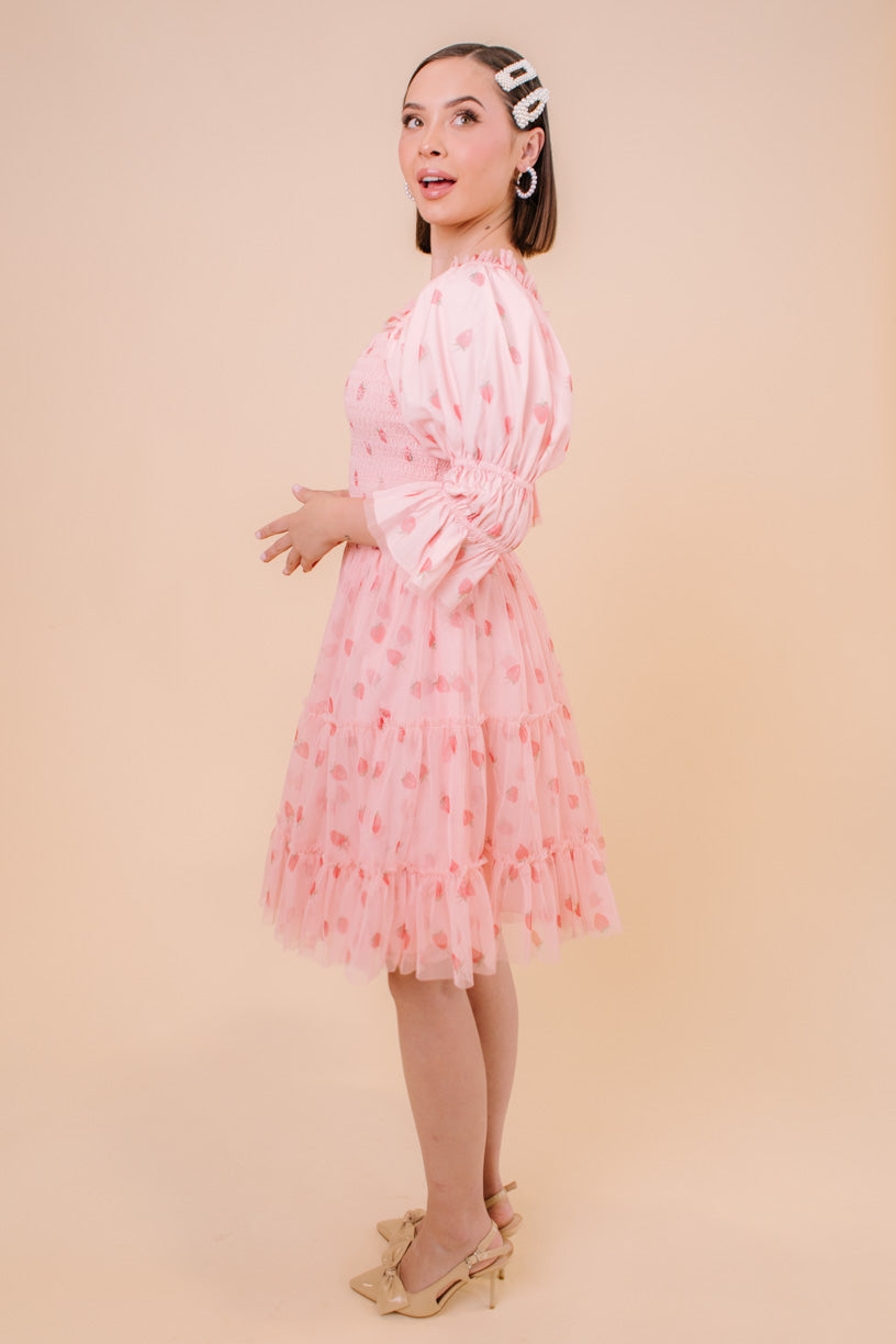 Jess Dress in Strawberry Fields
