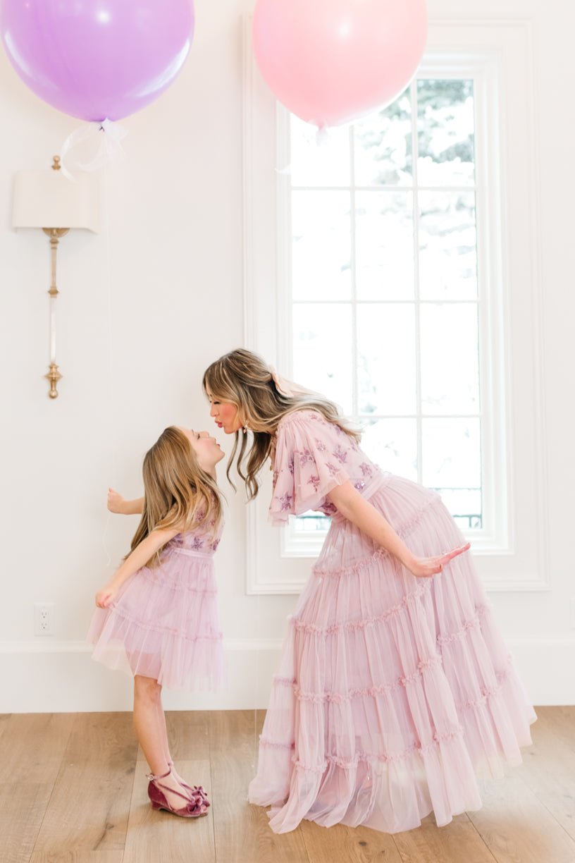 Anastasia Dress in Mauve