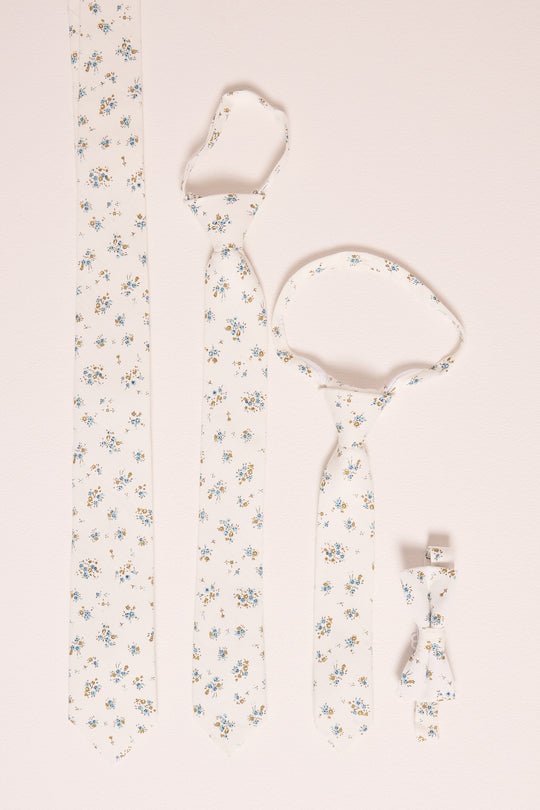 Ties in Madeline Blue Floral