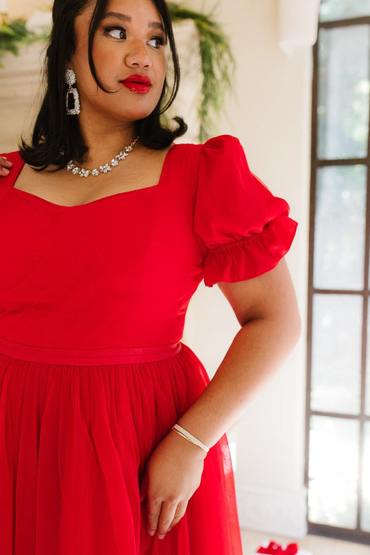 Ballerina Dress in Red