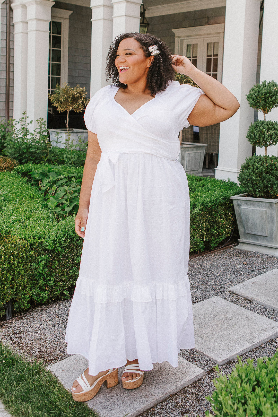 Antoinette Dress in White – Ivy City Co