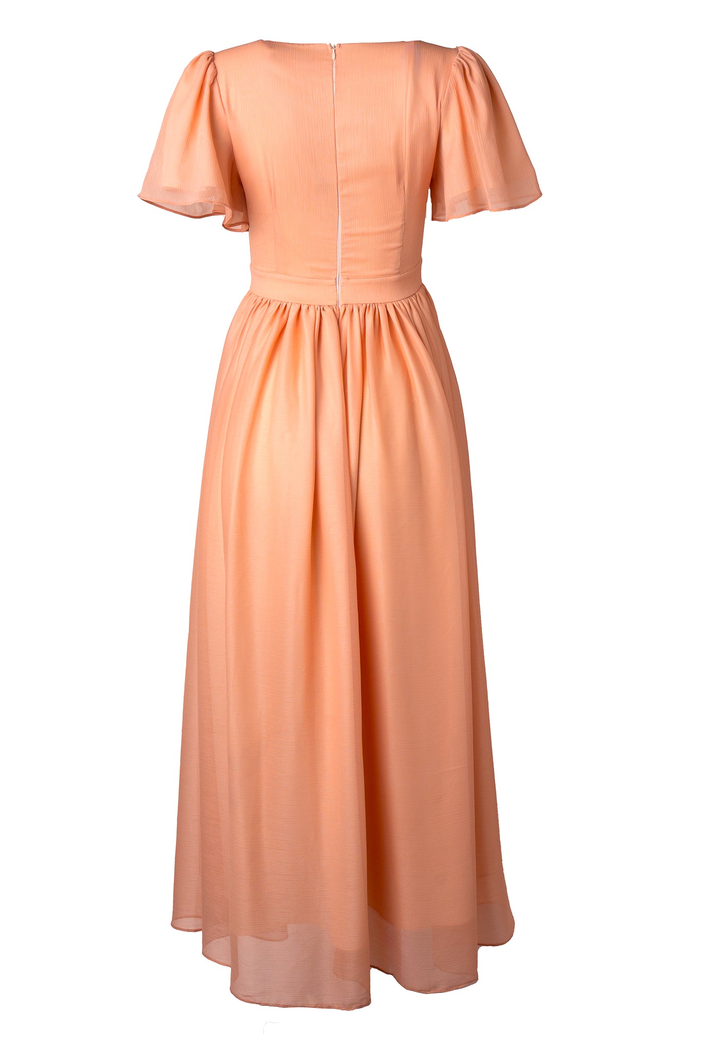 Abbie Dress in Apricot - Bridesmaid Dress - Ivy City Co