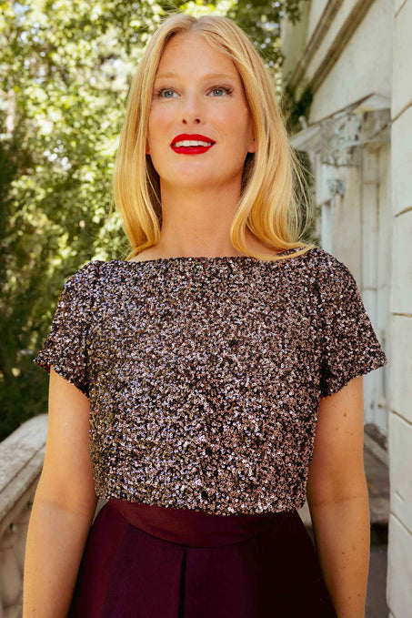 Alexis Dress in Wine