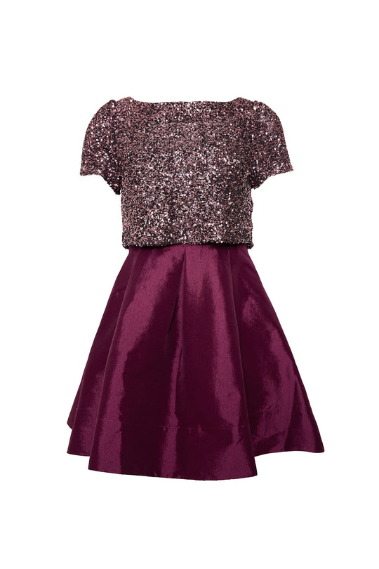 Alexis Dress in Wine