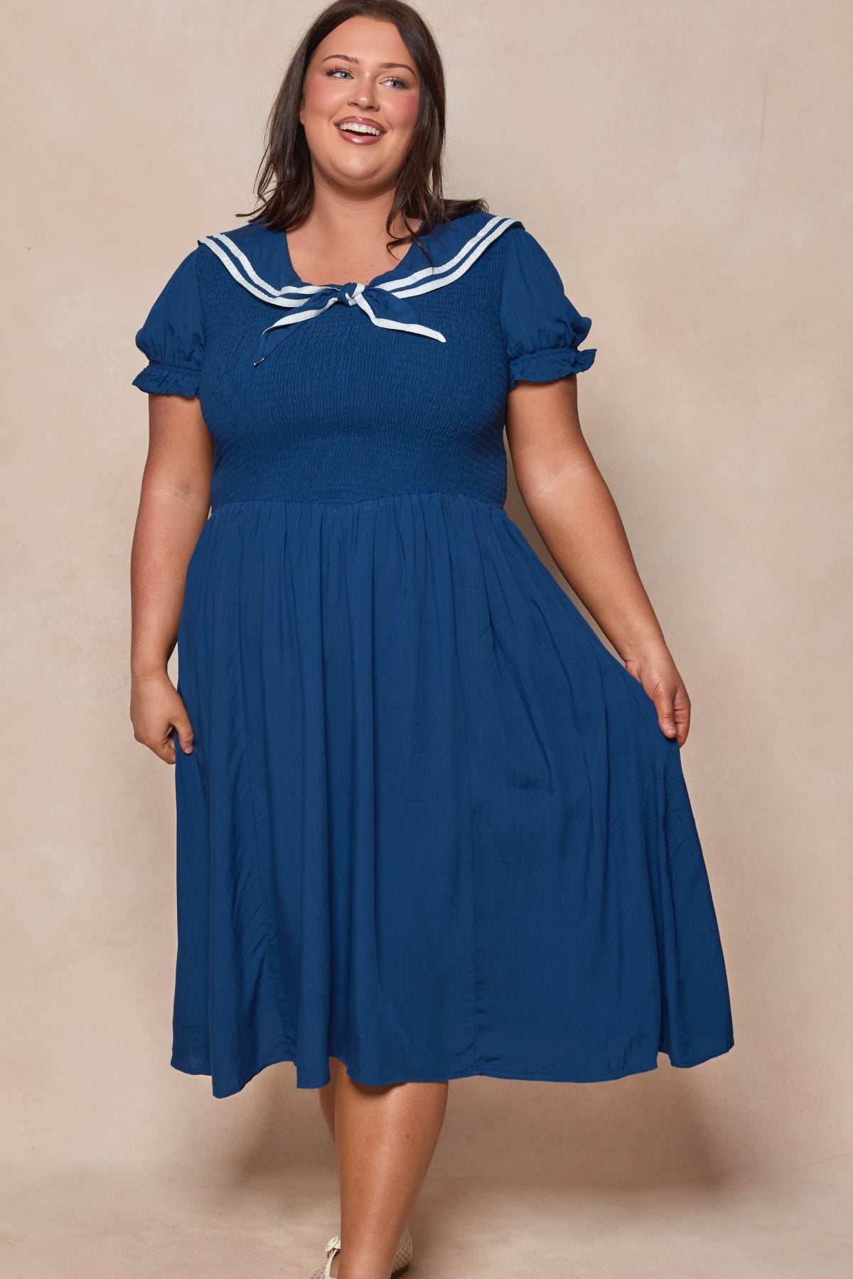 Alice Dress in Sailor Navy – Ivy City Co