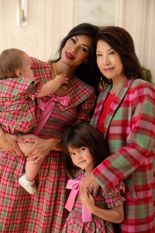 Alice Dress in Rosewood Tartan