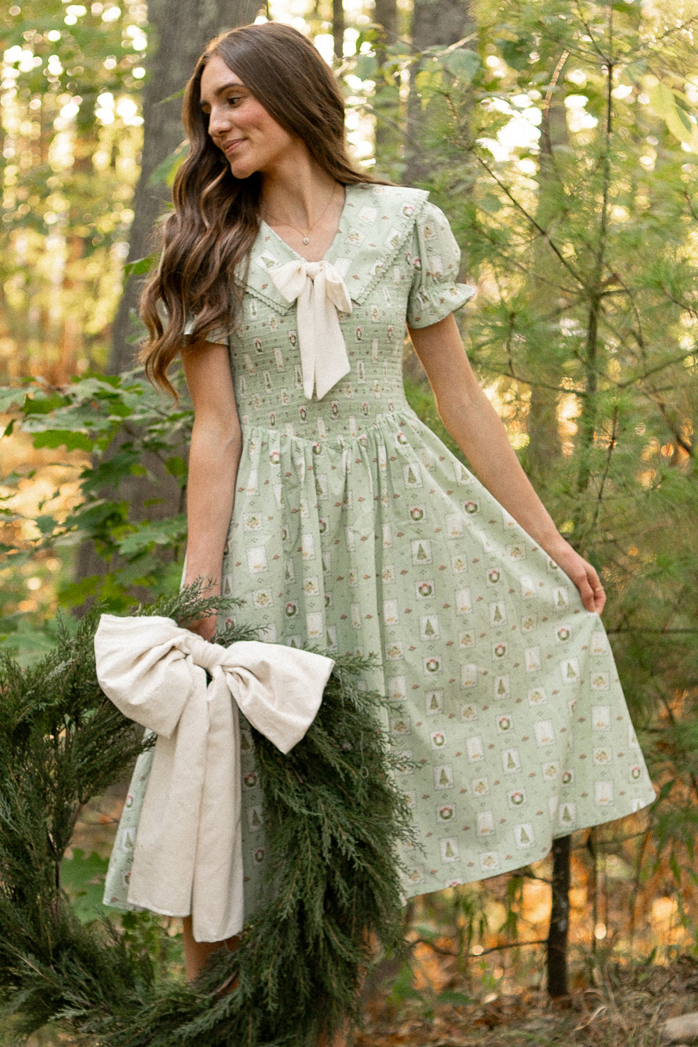 Alice Dress in Merry Mail