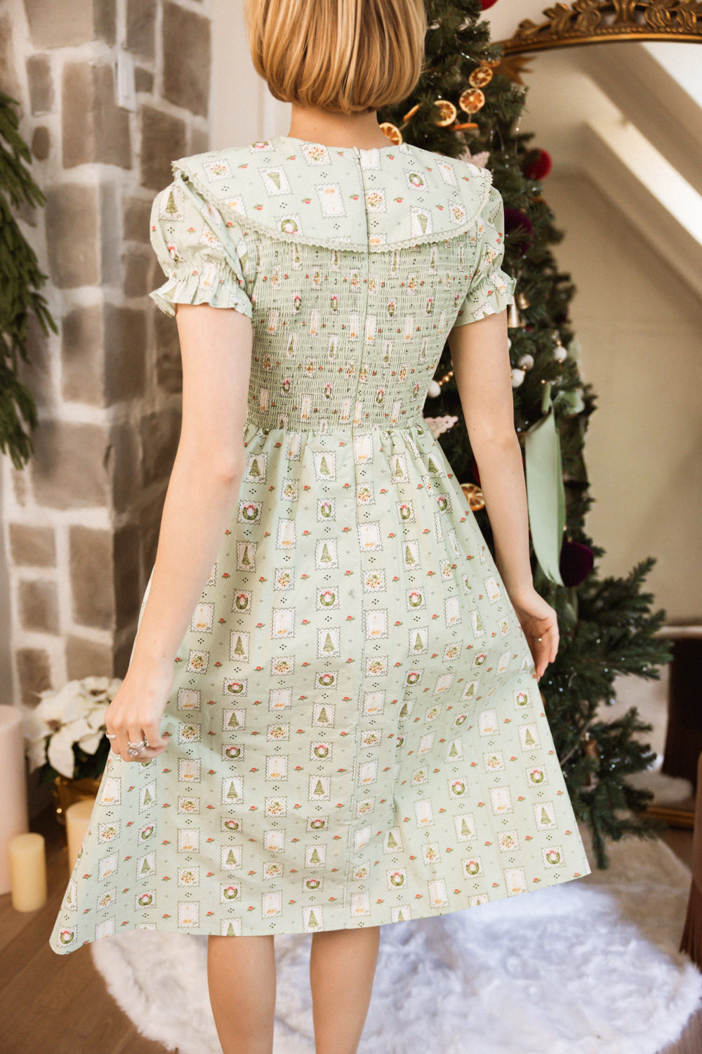 Alice Dress in Merry Mail