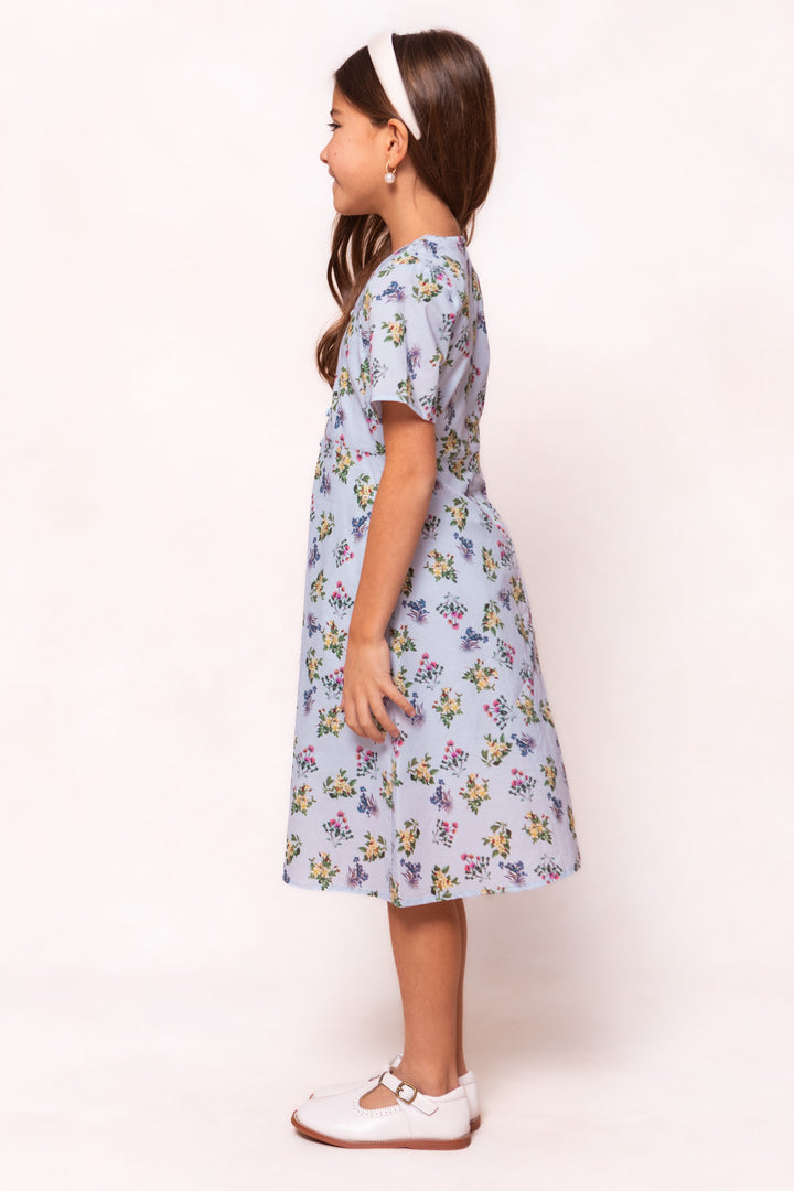 Mini Allie Dress in Blue Floral