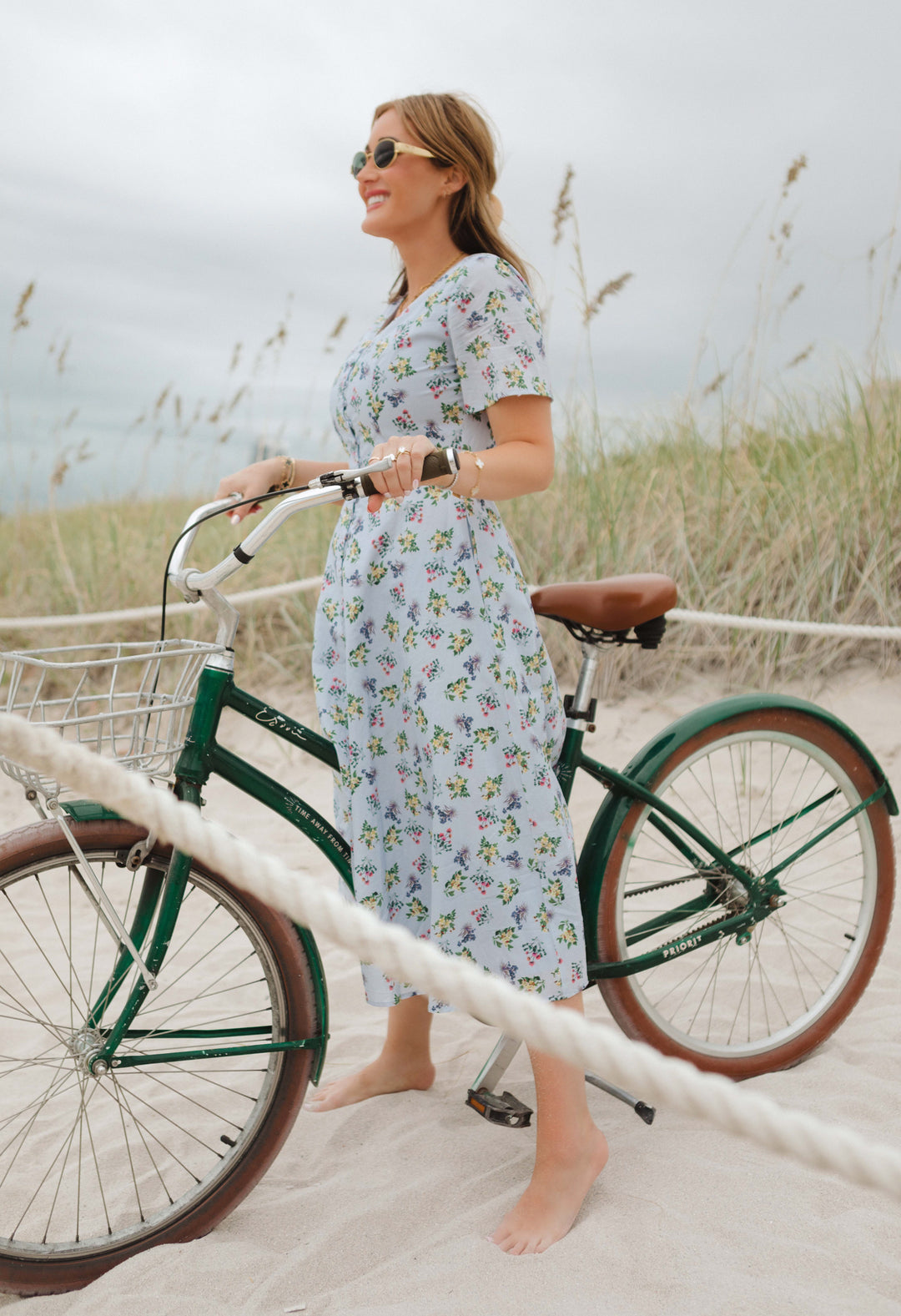 Allie Dress in Blue Floral