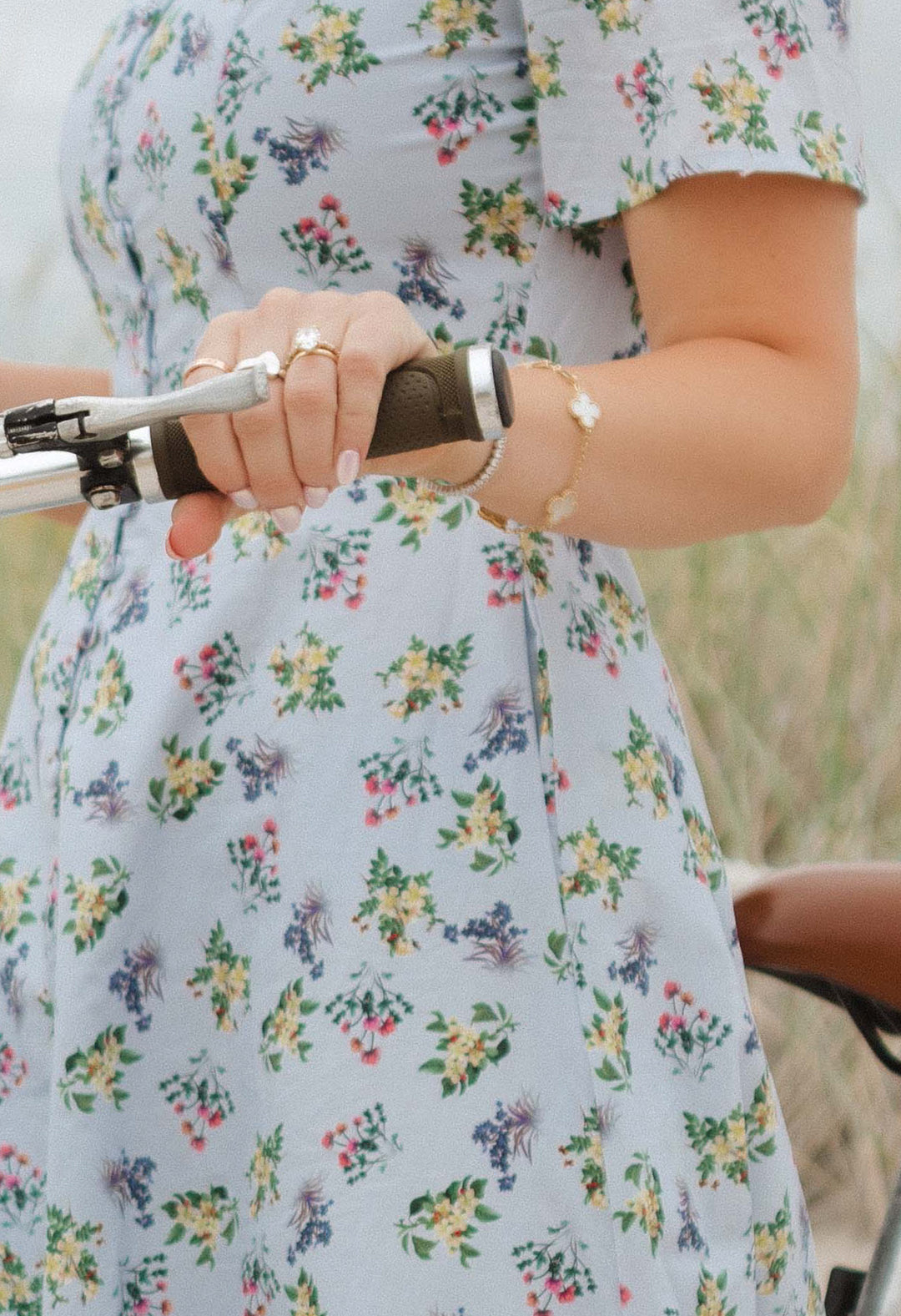 Allie Dress in Blue Floral