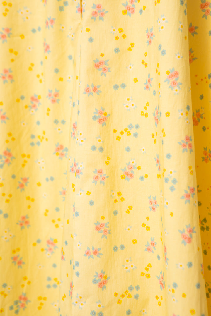 Allie Dress in Yellow Floral