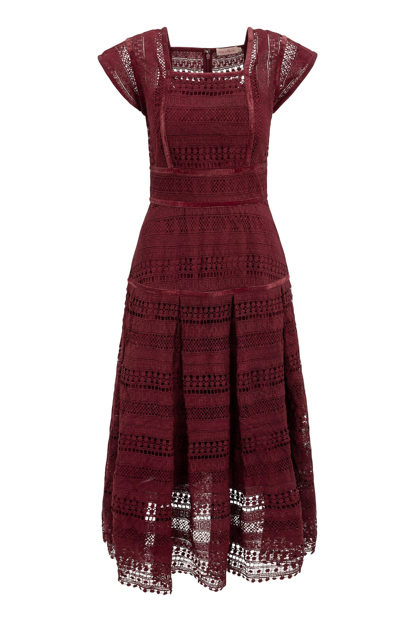 Amory Dress in Burgundy 14