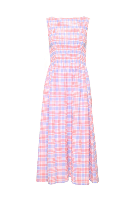 yansae cute check dress PREORDER-VIRINA BODYCON DRESS IN GREY