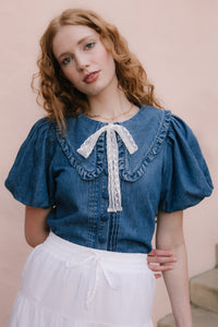 Betty Blouse in White