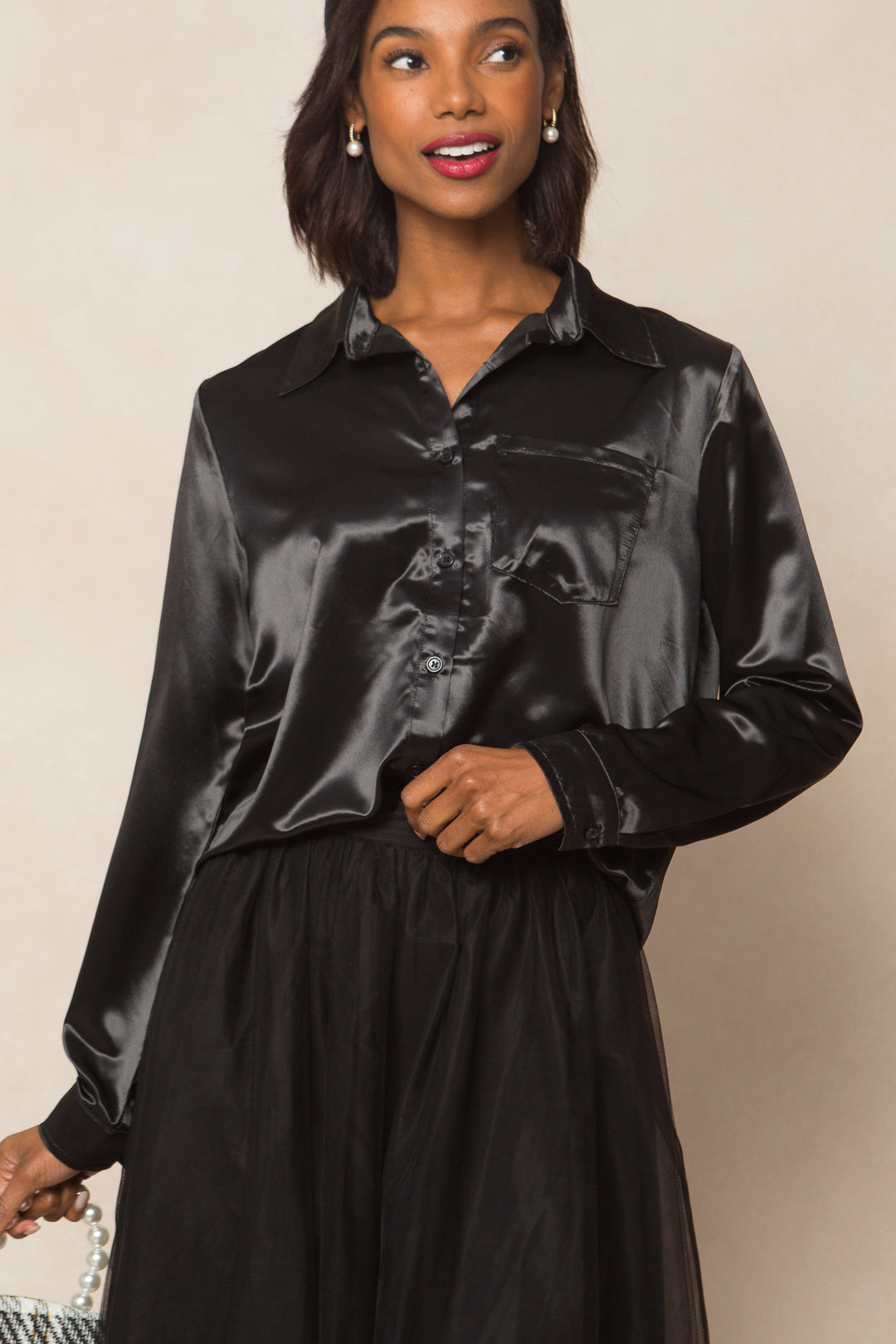 Anita Blouse in Black - FINAL SALE