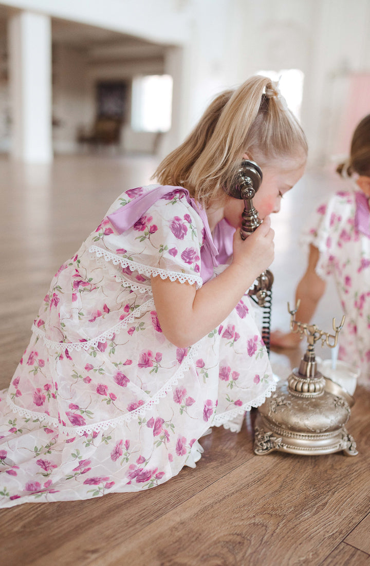 Mini Annabelle Dress in Roses