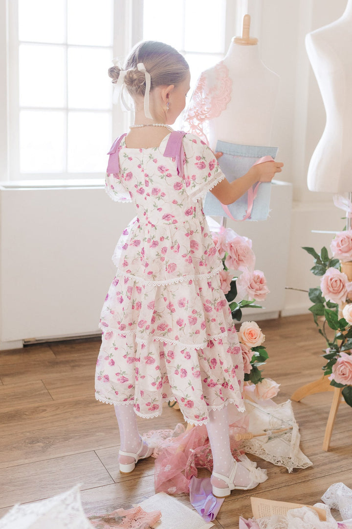 Mini Annabelle Dress in Roses