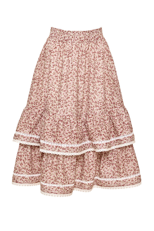 Annalise Midi Skirt in Philocaly Floral-10