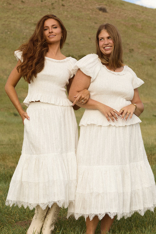 Annalise Top in Reverie Dobby-10