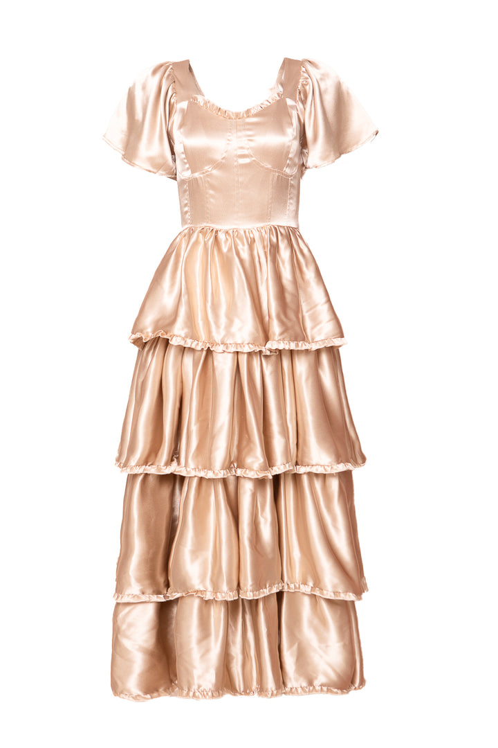 Arabelle Dress in Champagne