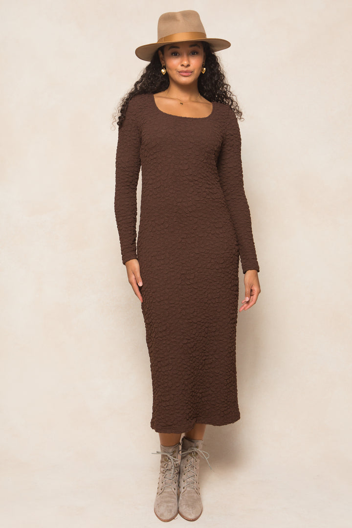 Astrid Dress in Brown